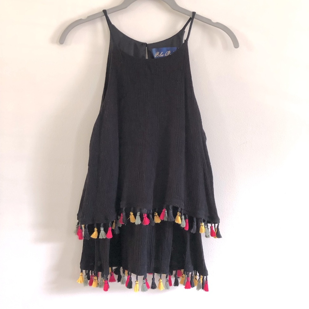 Blue Rain Tank Top